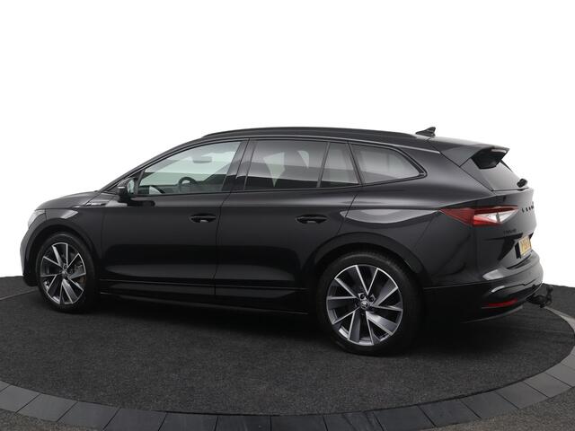 Skoda Enyaq iV 80 KWh Sportline - Trekhaak wegklapbaar - Sportstoelen - Stoelverwarming - Achteruitrijcamera - Panorama dak - Virena Zekerheidspakket ¤895,-