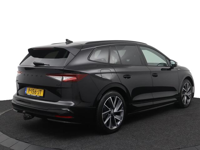 Skoda Enyaq iV 80 KWh Sportline - Trekhaak wegklapbaar - Sportstoelen - Stoelverwarming - Achteruitrijcamera - Panorama dak - Virena Zekerheidspakket ¤895,-