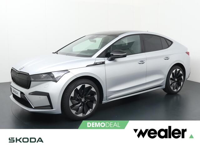 Skoda Enyaq iV Coupé 60 Sportline 180 pk | Panoramadak | SoH 91% | Apple Carplay/Android Auto | Navigatie | 21" Lichtmetalen velgen