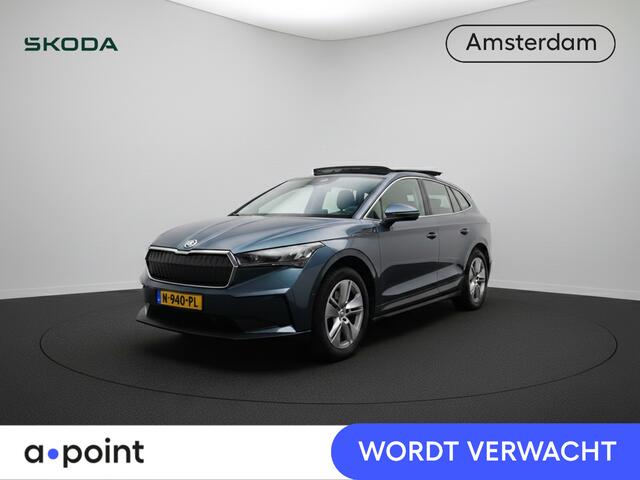 Skoda Enyaq iV 80 204 pk | Navigatie | Warmtepomp | Panoramadak | Trekhaak (wegklapbaar) | Achteruitrijcamera | Lederen bekleding | Stoelverwarming |
