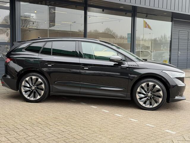 Skoda Enyaq iV 60 SFEER VERLICHTING | VIRTUAL DISPLAY | CAMERA | LED LAMPEN | ADAPTIEVE CRUISE | DODEHOEK DETECTIE | LEDER | KEYLESS | VERWARMDE STOELEN/STUUR | CANTON SOUND SYSTEM NAVIGATIE |
