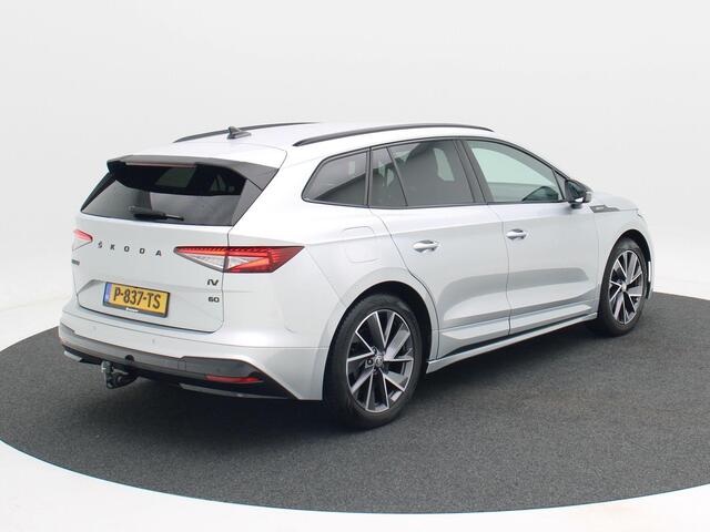 Skoda Enyaq iV 60 180 Pk Sportline | Stoel/Stuur Verwarming | Camera | Climatronic | Adaptive Cruise | Full LED | 20 Inch | 125.515 Km !!