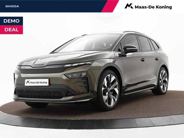 Skoda Enyaq iV 85X RS 4X4 | 340PK | Business Upgrade Advanced| Head Up display | Lodge Suite Leder | 21 Inch Vision | Trekhaak!