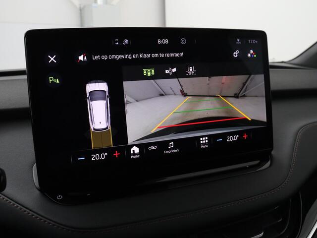 Skoda Enyaq iV 80 Founders Edition Silver | SOH 90% | Trekhaak | Matrix LED | Carplay | Camera | Stuurverwarming | Keyless | Navigatie