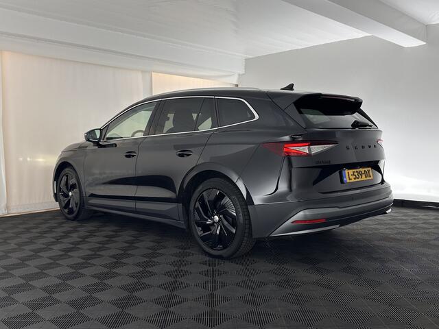 Skoda Enyaq iV 60 [ 3-Fase ] {SOH-87%} (INCL-BTW) *LEATHER-FABRIC | FULL-LED | ADAPTIVE-CRUISE | BLINDSPOT | DIGI-COCKPIT | CAMERA | KEYLESS | NAVI-FULLMAP | AMBIENT-LIGHT | ECC | HEATED-COMFORTSEATS | DAB+ | PDC | 20''ALU*