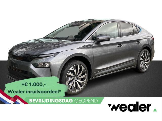 Skoda Enyaq iV Coupé 85 Selection Elektromotor 286 PK | 21" Lichtmetalen velgen | Trekhaak | Clever Upgrade Pakket |