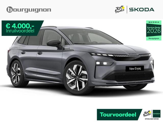 Skoda Enyaq iV Sportline Tour Edition 85 | 286 PK | Trekhaak | 360 camera | Head-up Display | Canton audio