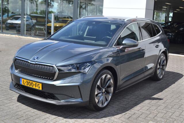 Skoda Enyaq iV Leer | Warmtepomp | Carplay | Matrix Ledkoplampen | Keyless | Sport pakket 60