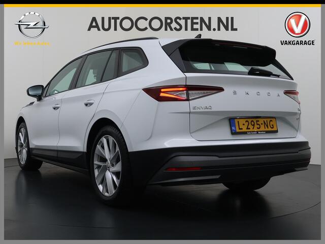 Skoda Enyaq iV 60 SOH 93% Adap.Cruise Stuur+Stoelverwarming 3-Zone Ecc Camera Apple Carplay Android Auto Navi Pdc Lmv 20" DAB P-Assist Isofix Keyless-Go Verkeersbord detectie File Assist 1e Eigenaar Dealeronderhouden Origineel Nederlandse Auto