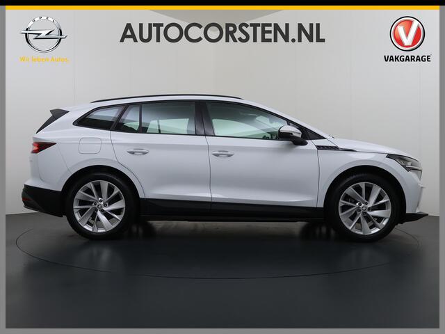 Skoda Enyaq iV 60 SOH 93% Adap.Cruise Stuur+Stoelverwarming 3-Zone Ecc Camera Apple Carplay Android Auto Navi Pdc Lmv 20" DAB P-Assist Isofix Keyless-Go Verkeersbord detectie File Assist 1e Eigenaar Dealeronderhouden Origineel Nederlandse Auto