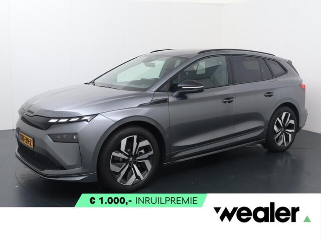 Skoda Enyaq iV 85 Sportline 286 PK | Trekhaak | 20" Lichtmetalen velgen | Elektrische achterklep | Achteruitrijcamera | Dodehoek sensor |