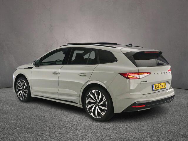 Skoda Enyaq iV 85 Sportline 286pk Automaat Trekhaak, Panoramadak, 360 camera, Adaptive cruise control, CANTON audio, Achteruitrijcamera, Elektrische achterklep