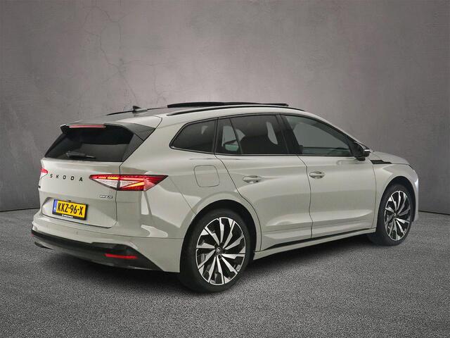 Skoda Enyaq iV 85 Sportline 286pk Automaat Trekhaak, Panoramadak, 360 camera, Adaptive cruise control, CANTON audio, Achteruitrijcamera, Elektrische achterklep