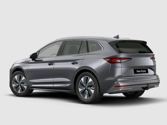 Skoda Enyaq iV Business Edition 85 | Elektrisch wegklapbare trekhaak | Achterbumper en dorpels in carosseriekleur | 19" inch velgen Regulus |