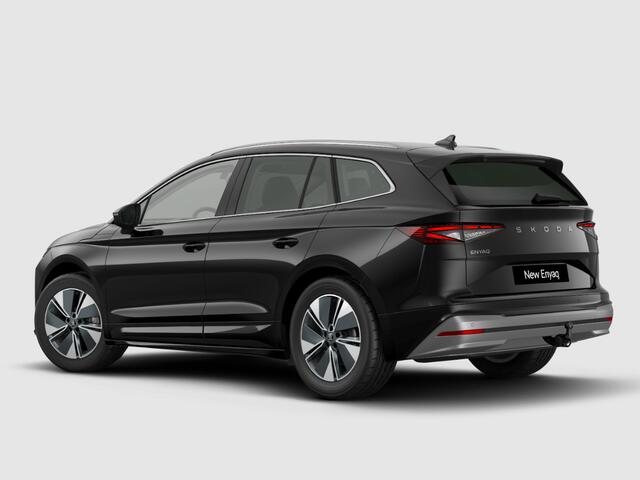 Skoda Enyaq iV Business Edition 85 | Achterbumper en dorpels in carosseriekleur | Elektrisch wegklapbare trekhaak | 19" inch velgen Regulus | ¤3000,- inruilpremie |
