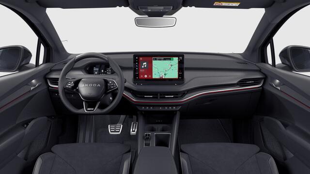 Skoda Enyaq iV Sportline Tour Edition 85 | 21" inch velgen Supernova | Panoramisch schuif/kanteldak | Elektrisch wegklapbare trekhaak | Business Upgrade - Advanced | ¤3000,- inruilpremie |