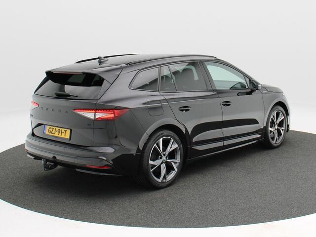 Skoda Enyaq iV 85 Sportline 286 Pk | Stoel/Stuur Verwarming | Trekhaak | Camera | Adaptive Cruise | CarPlay | Navigatie | Matrix Led | 20 Inch | 37.475 Km !!