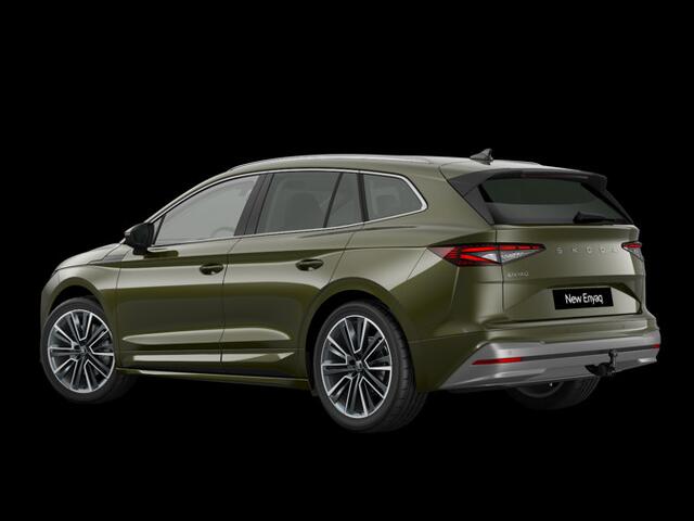 Skoda Enyaq iV 85 Business Edition 286 PK | Trekhaak | 21" lichtmetalen velgen | Olibo Green | Panorama dak |