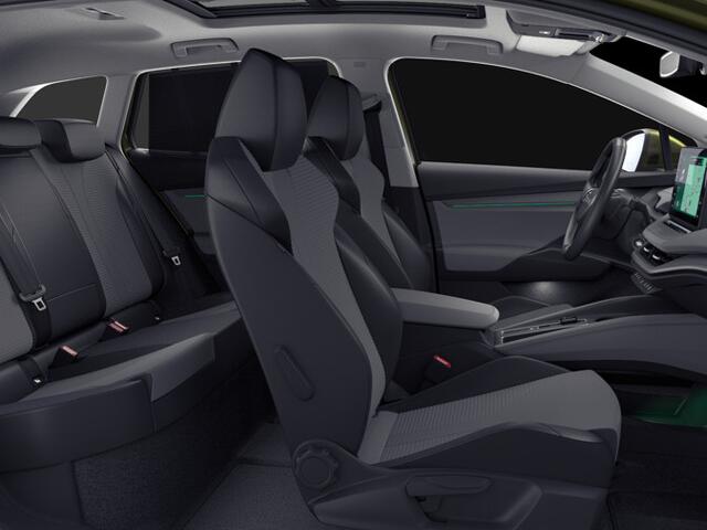Skoda Enyaq iV 85 Business Edition 286 PK | Trekhaak | 21" lichtmetalen velgen | Olibo Green | Panorama dak |
