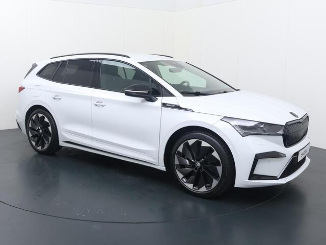 Skoda Enyaq iV 80 Sportline | 204 PK | SoH 86% | Trekhaak wegklapbaar | Warmtepomp | Adaptive Cruise Control | 360 graden camera | Navigatiesysteem | Matrix LED |