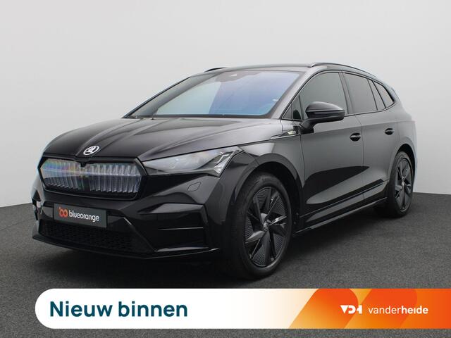 Skoda Enyaq iV RS Edition 82 kWh 299PK Aut. SOH 90%, 360gr. Camera, Matrix LED-Verlichting, 20" LM Velgen, Head-Up Display, Canton Audio, Virtual Pedal, Keyless, Stoel-stuurverwarming