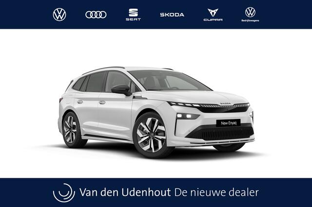 Skoda Enyaq iV 85 Elektromotor 286 1AT Sportline Tour Edition | Chrome interieur accenten | Driving mode select | Parkeersensoren voor en achter
