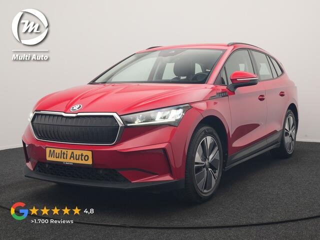 Skoda Enyaq iV 50 Comfort 55 kWh Dealer O.H | Adaptive Cruise | Camera | Crystal LED | Apple Carplay | Sportstoelen Verwarmd | BLIS | Virtual | Navigatie | DAB | 19"L.M |
