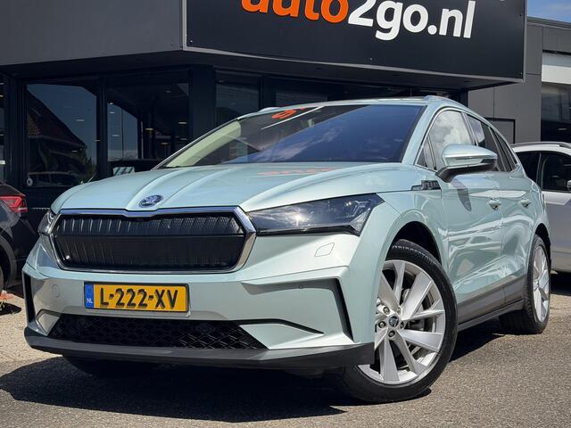 Skoda Enyaq iV 80 First Edition SOH 90% PANODAK VOL-LEDER DIGI-DASH APPLE CARPLAY NAVI LED LMV PDC