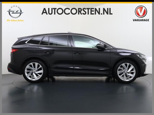Skoda Enyaq iV 80 Warmtepomp Panoramadak Adap.Cruise 3-Zone Ecc Camera Stoel+Stuurverwarming Draadloze telefoonlader Elek.Achterklep Keyless Matrix Led File assistent Lmv 20"