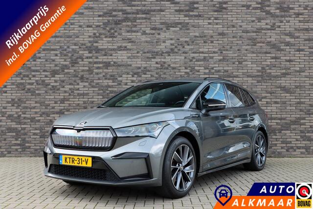 Skoda Enyaq iV 80 Sportline | SoH 98% | Crystal Face | Adaptieve cruise | Rijklaarprijs - incl.garantie
