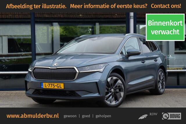 Skoda Enyaq iV 80 | Trekhaak | Warmtepomp | Apple Carplay/Android Auto | Adaptive Cruise Control | Stuurwiel verwarming |