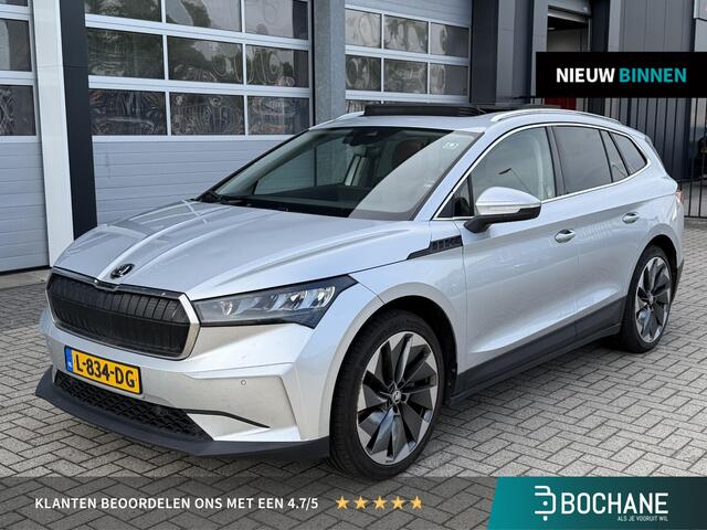 Skoda Enyaq iV 80 | 90% SoH | Panoramadak | Leder | Warmtepomp | Stoel- en stuurverwarming | Lichtmetalen velgen 21"