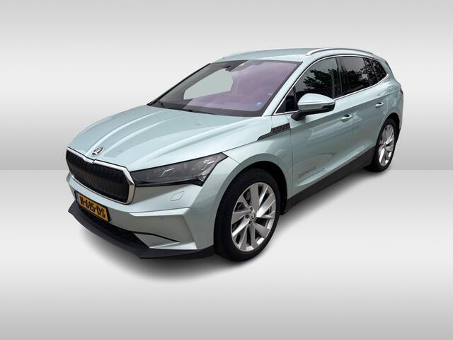 Skoda Enyaq iV 80 / SOH 91,7% / Trekhaak / Camera / Leder / Matrix LED / 19'' / CarPlay / Stoelverwarming 4x / Dodehoek / DAB / ACC