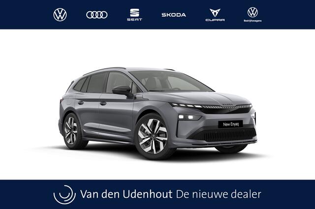 Skoda Enyaq iV 85 Elektromotor 286 1AT Sportline Tour Edition | Chrome interieur accenten | Driving mode select | Parkeersensoren voor en achter