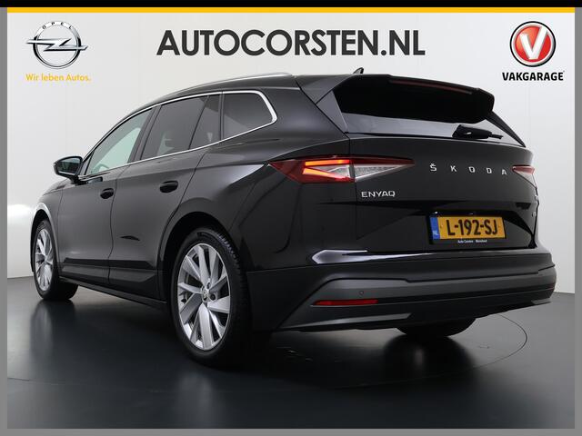 Skoda Enyaq iV 180PK SOH 91% 3-Zone Ecc Camera Navi Ecc Stoel+Stuurverwarming Android Auto Apple Carplay 60 P-Assist Cruise Control Privacy Glas Lmv 20" Isofix Lane Assist Keyless advanced 1e Eigenaar Origineel Nederlandse Auto