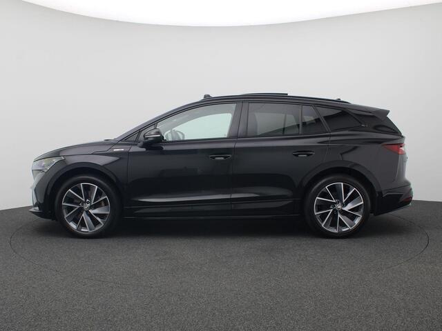 Skoda Enyaq iV 80 Sportline 204PK Aut. SOH 94,61%, Panoramadak, Trekhaak, Matrix LED Verlichting, Crystal Face, Memorystoel, 20" LM Velgen