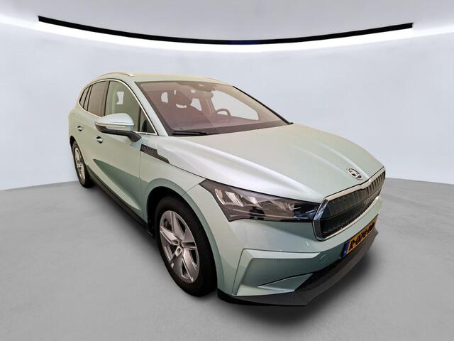 Skoda Enyaq iV 80 / SOH 91%/ AUTOMAAT/ 300 PK/ WARMTEPOMP/ PARK.SENSOREN V+A/ 360 CAMERA/ CRUISE/ STUUR+STOELVERWARM./ KEYLESS/ DIGITAL DASH/ RIJ-MODI/ NAVI/ CLIMA/ 19'' LMV