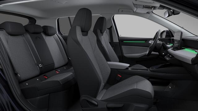 Skoda Epiq 55 Elektromotor 211 1AT Selection Launch Edition | Parkeersensoren achter | Sunset (donker getinte ramen achter) | Verwarmbare stoelen voor