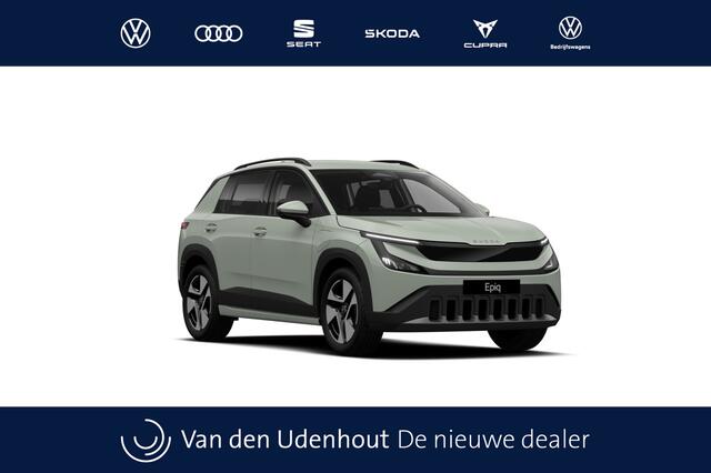 Skoda Epiq 55 Elektromotor 211 1AT Selection Launch Edition | Parkeersensoren achter | Sunset (donker getinte ramen achter) | Verwarmbare stoelen voor