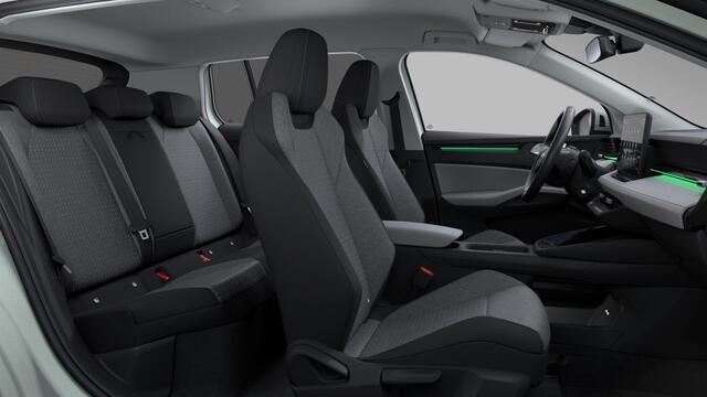 Skoda Epiq 55 Elektromotor 211 1AT Selection Launch Edition | Parkeersensoren achter | Sunset (donker getinte ramen achter) | Verwarmbare stoelen voor
