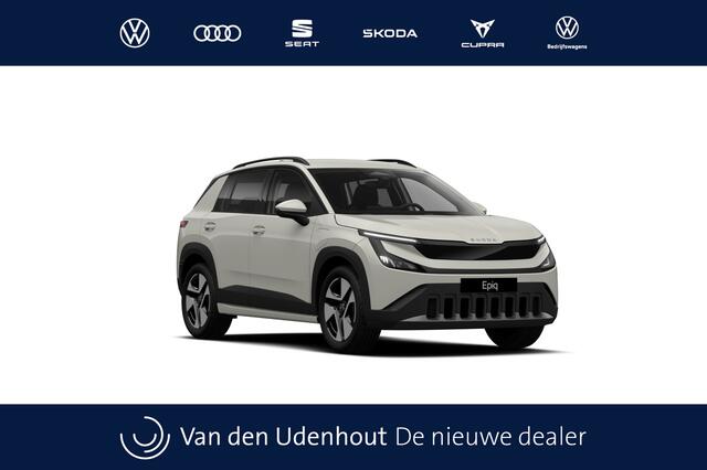 Skoda Epiq 55 Elektromotor 211 1AT Selection Launch Edition | Parkeersensoren achter | Sunset (donker getinte ramen achter) | Verwarmbare stoelen voor