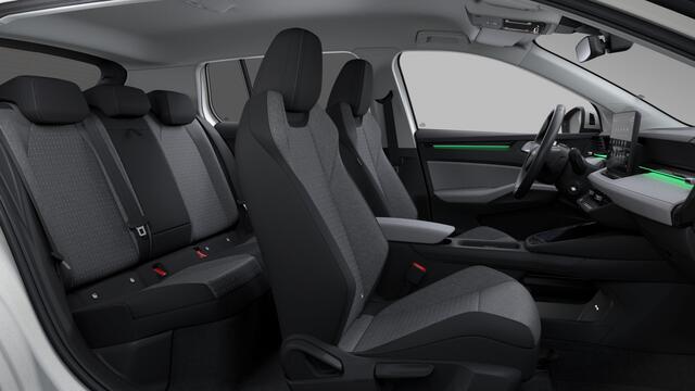 Skoda Epiq 55 Elektromotor 211 1AT Selection Launch Edition | Parkeersensoren achter | Sunset (donker getinte ramen achter) | Verwarmbare stoelen voor