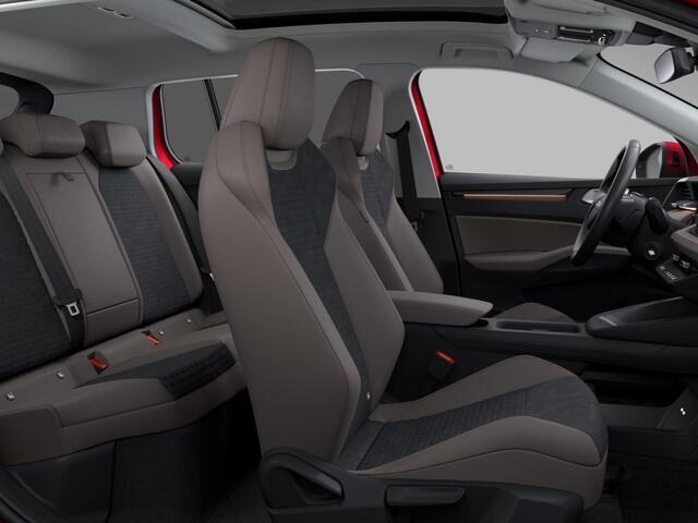 Skoda Epiq Business Launch Edition 56 kWh 211 pk | Interieur 'Suite' | Light & View Pakket | Panorama Dak | Trekhaak | Velgen: 19" lichtmetalen velgen Lark, zwart