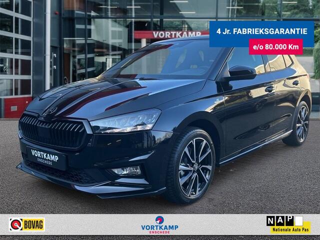 Skoda FABIA 1.0 TSI DSG MONTE CARLO CAMERA/CRUISE/STOELVERW/GLAS-DAK