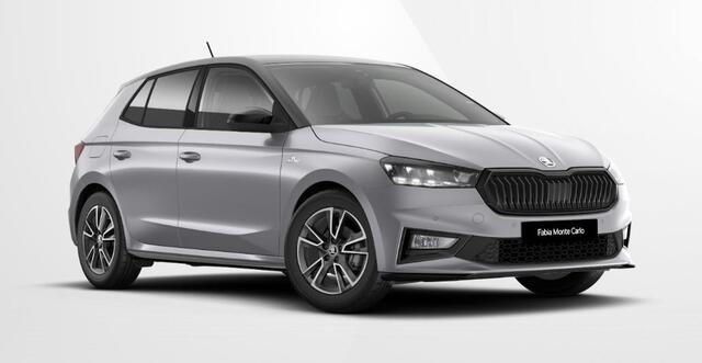 Skoda FABIA 1.0 TSI 95pk Monte Carlo | A-stijl en dak in zwart