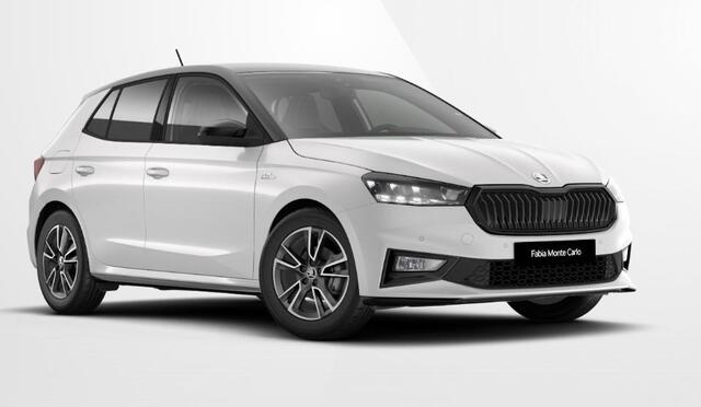 Skoda FABIA 1.0 TSI 95pk Monte Carlo | Stoelverwarming | A-stijl en dak in zwart