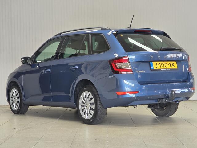 Skoda FABIA Combi 1.0 TSI Ambition/ Trekhaak/ Navi/ Apple + Android/ DAB+/ Airco/ Cruise/ Elek. pakket/ Isofix/ Bluetooth/ Multi. LEDER. Stuur/ Mistl./ PDC/ Dakrails/ Extra getint glas/ LED Dagrijverl.