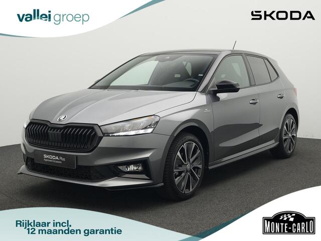 Skoda FABIA 1.0 TSI 95 pk Monte Carlo | LED | Sportstoelen | Cruise control | Parkeersensoren achter | Apple Carplay/Android Auto | 17 inch
