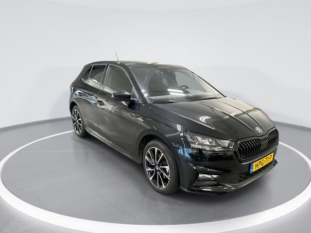 Skoda FABIA 1.0 TSI 115pk DSG Monte Carlo · Camera · keyless · Apple/Android Car Play · Stoelverwarming · P-Sensoren · 17'' Inch · Garantie t/m 19-05-2029 of 100.000km