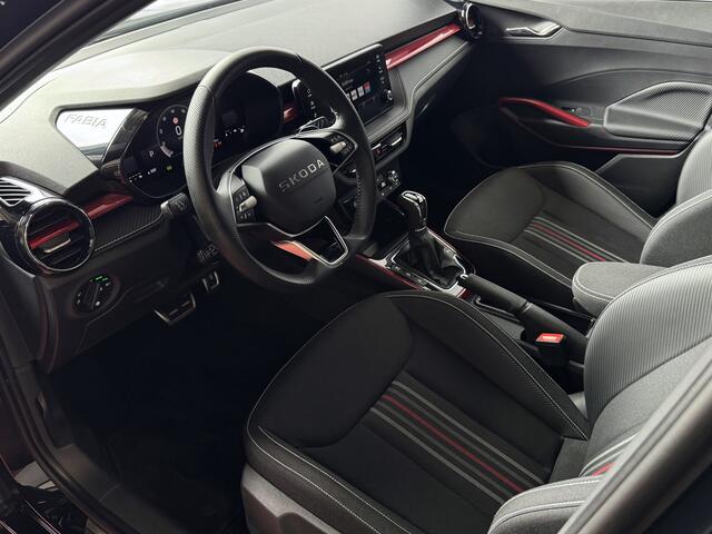 Skoda FABIA 1.0 TSI 116PK MONTE CARLO BLACK CAMERA LED STOEL/STUUR VERW ADAP, CRUISE VIC.COCKPIT 03/2025